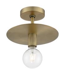 BIZET 1 LIGHT SEMI FLUSH - 60-7244