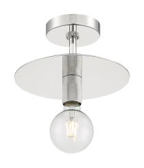 BIZET 1 LIGHT SEMI FLUSH - 60-7254