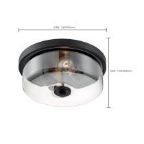 SOMMERSET 2 LIGHT FLUSH MOUNT - 60-7268