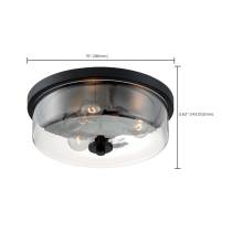 SOMMERSET 3 LIGHT FLUSH MOUNT - 60-7269