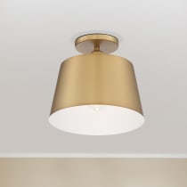 MOTIF 1LT 10" SEMI FLUSH - 60-7322