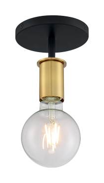 RYDER 1 LIGHT SEMI FLUSH - 60-7343