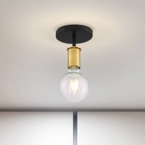 RYDER 1 LIGHT SEMI FLUSH - 60-7343