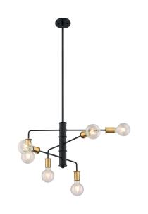RYDER 6 LIGHT CHANDELIER - 60-7344