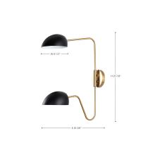TRILBY 2 LIGHT WALL SCONCE - 60-7393