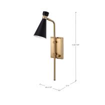 PROSPECT 1 LIGHT WALL SCONCE - 60-7395