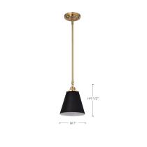 DOVER 1 LIGHT SMALL PENDANT - 60-7408