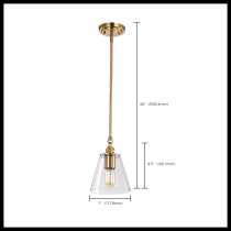 DOVER 1 LIGHT SMALL PENDANT - 60-7410