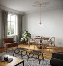 DOVER 1 LIGHT MEDIUM PENDANT - 60-7413