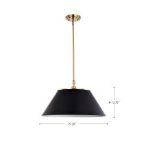 DOVER 3 LIGHT LARGE PENDANT - 60-7414