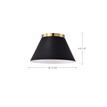 DOVER 3 LIGHT SMALL FLUSH - 60-7417