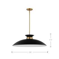PERKINS 1 LT LARGE PENDANT - 60-7462