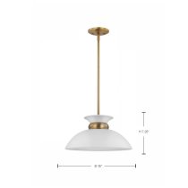 PERKINS 1 LT SMALL PENDANT - 60-7463