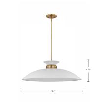 PERKINS 1 LT LARGE PENDANT - 60-7465