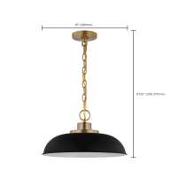 COLONY 1 LIGHT SMALL PENDANT - 60-7481