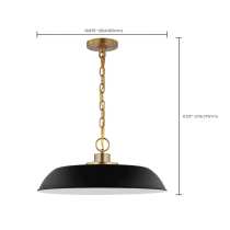 COLONY 1 LIGHT MEDIUM PENDANT - 60-7484