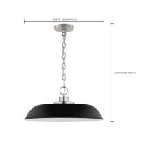 COLONY 1 LIGHT MEDIUM PENDANT - 60-7485