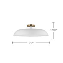 COLONY 1 LIGHT LARGE FLUSH - 60-7496