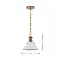 OUTPOST 1 LIGHT SMALL PENDANT - 60-7522