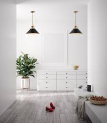 OUTPOST 1 LIGHT LARGE PENDANT - 60-7525