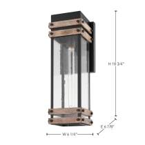 HOMESTEAD 1 LT LG WALL LANTERN - 60-7542