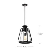 EVERETT 1 LT 14" PENDANT - 60-7553