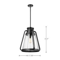 EVERETT 1 LT 18" PENDANT - 60-7554