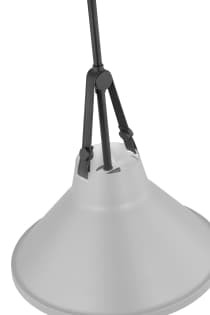 ZELDA 1LT PENDANT GRAY - 60-7646