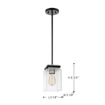 CROSSROADS 1 LT MINI PENDANT - 60-7650
