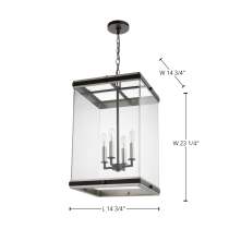 CROSSROADS 4 LT FOYER PENDANT - 60-7659