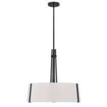 FLYNN 3LT PENDANT BLACK - 60-7678
