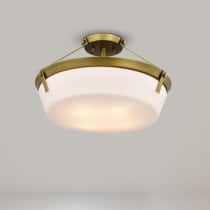 ROWEN 3 LIGHT SEMI FLUSH - 60-7753
