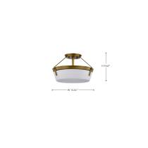 ROWEN 3 LIGHT SEMI FLUSH - 60-7753
