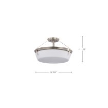 ROWEN 4 LIGHT SEMI FLUSH - 60-7762