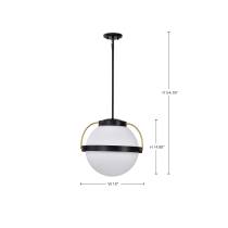 LAKESHORE 1 LT LARGE PENDANT - 60-7775