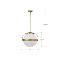 LAKESHORE 1 LT LARGE PENDANT - 60-7785