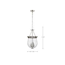 BOLIVER 3 LIGHT 11" PENDANT - 60-7802