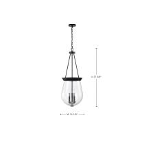 BOLIVER 3 LIGHT 14" PENDANT - 60-7803