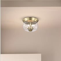 BOLIVER 3 LIGHT FLUSH MOUNT - 60-7807