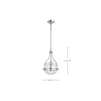AMADO 1 LIGHT 10" PENDANT - 60-7816