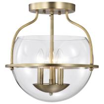 AMADO 3 LIGHT SEMI FLUSH MOUNT - 60-7821