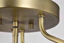 AMADO 3 LIGHT SEMI FLUSH MOUNT - 60-7821