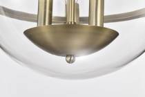 AMADO 3 LIGHT SEMI FLUSH MOUNT - 60-7821