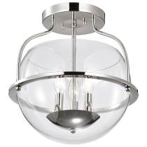 AMADO 3 LIGHT SEMI FLUSH MOUNT - 60-7822