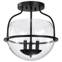 AMADO 3 LIGHT SEMI FLUSH MOUNT - 60-7823