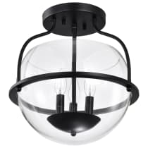 AMADO 3 LIGHT SEMI FLUSH MOUNT - 60-7823