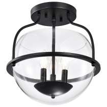 AMADO 3 LIGHT SEMI FLUSH MOUNT - 60-7823
