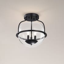 AMADO 3 LIGHT SEMI FLUSH MOUNT - 60-7823