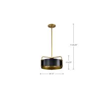 ALTOS 3 LIGHT SMALL PENDANT - 60-7842