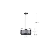 ALTOS 3 LIGHT SMALL PENDANT - 60-7852